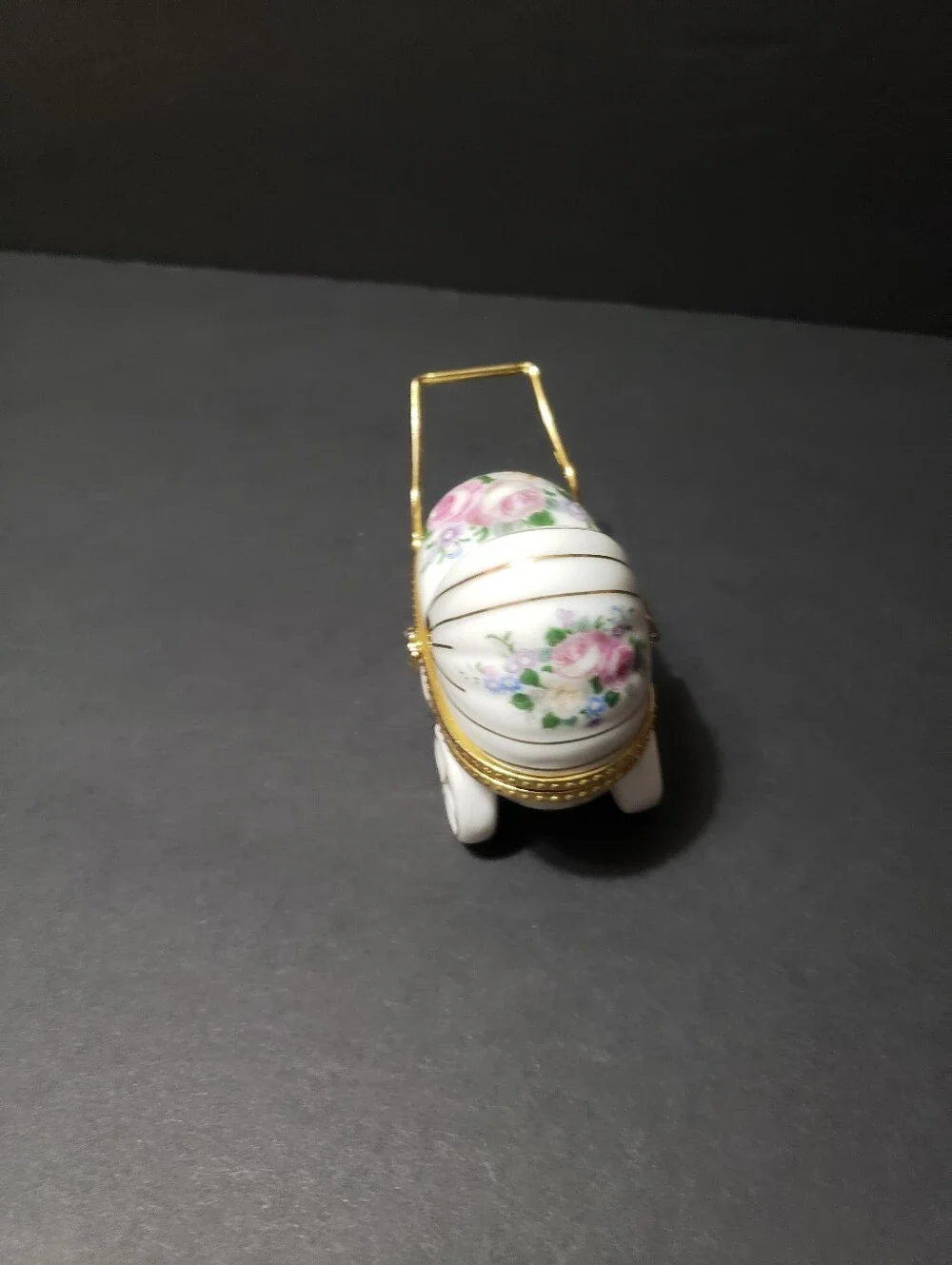 BABY CARRIAGE Floral Trinket Holder